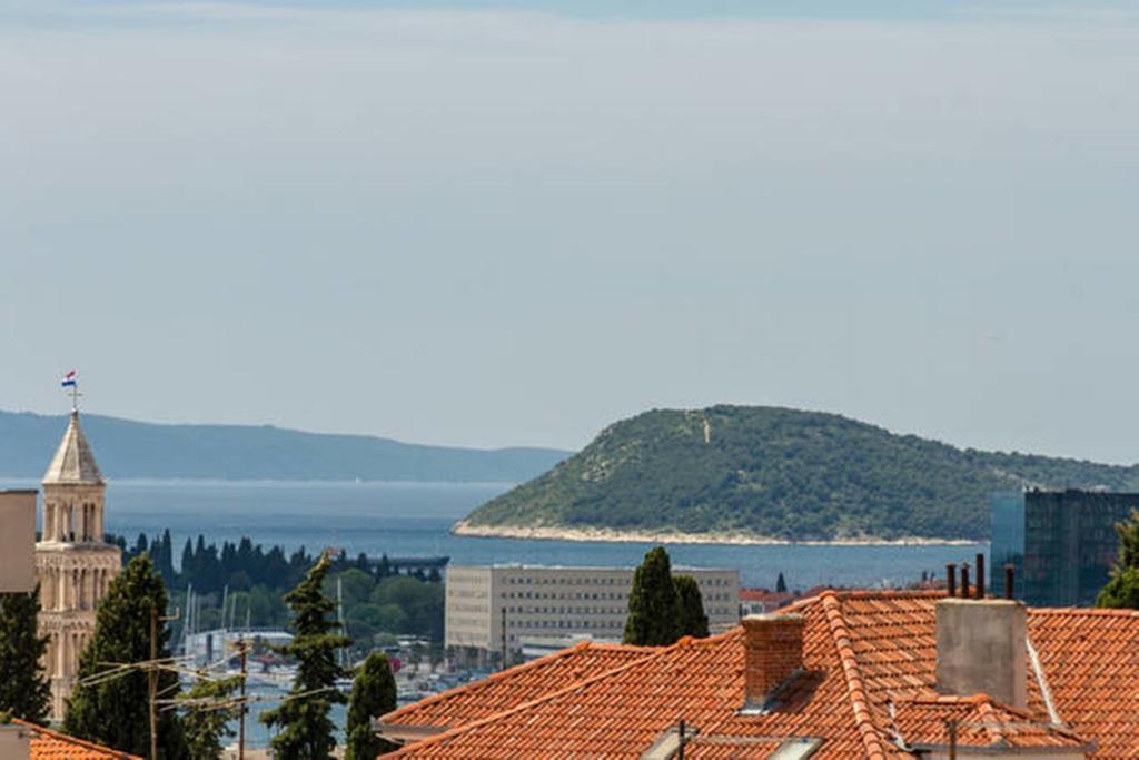 Apartment Palm Penthouse Terrace Split Exterior foto